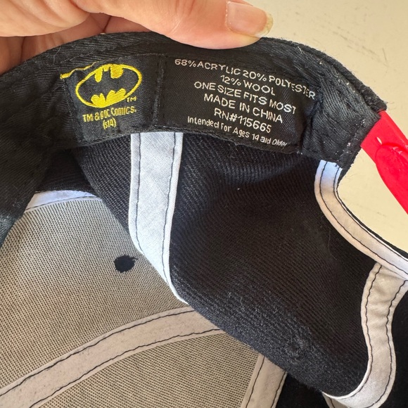 DC Comics Batman Cap Hat Snapback Harley Quinn Graphic Logo - Picture 4 of 4